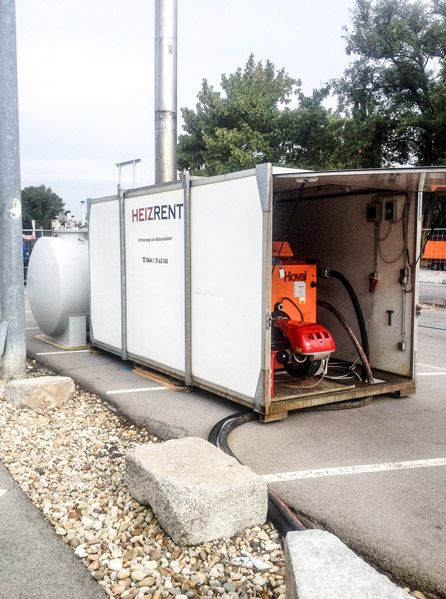 Notheizung inkl. 5000 Liter Zylindertank